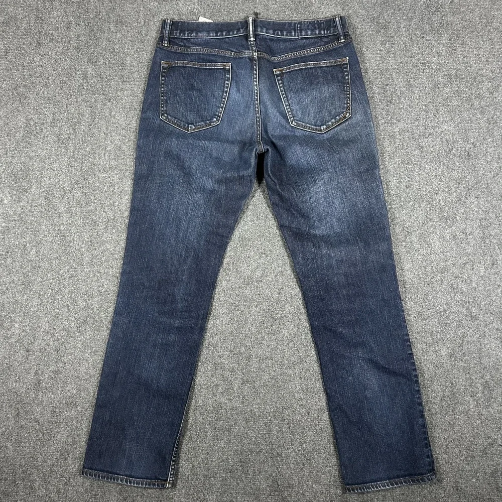 Banana Republic Slim Fit Jeans Men's 33x32 Stretch Black Denim Pants #3461